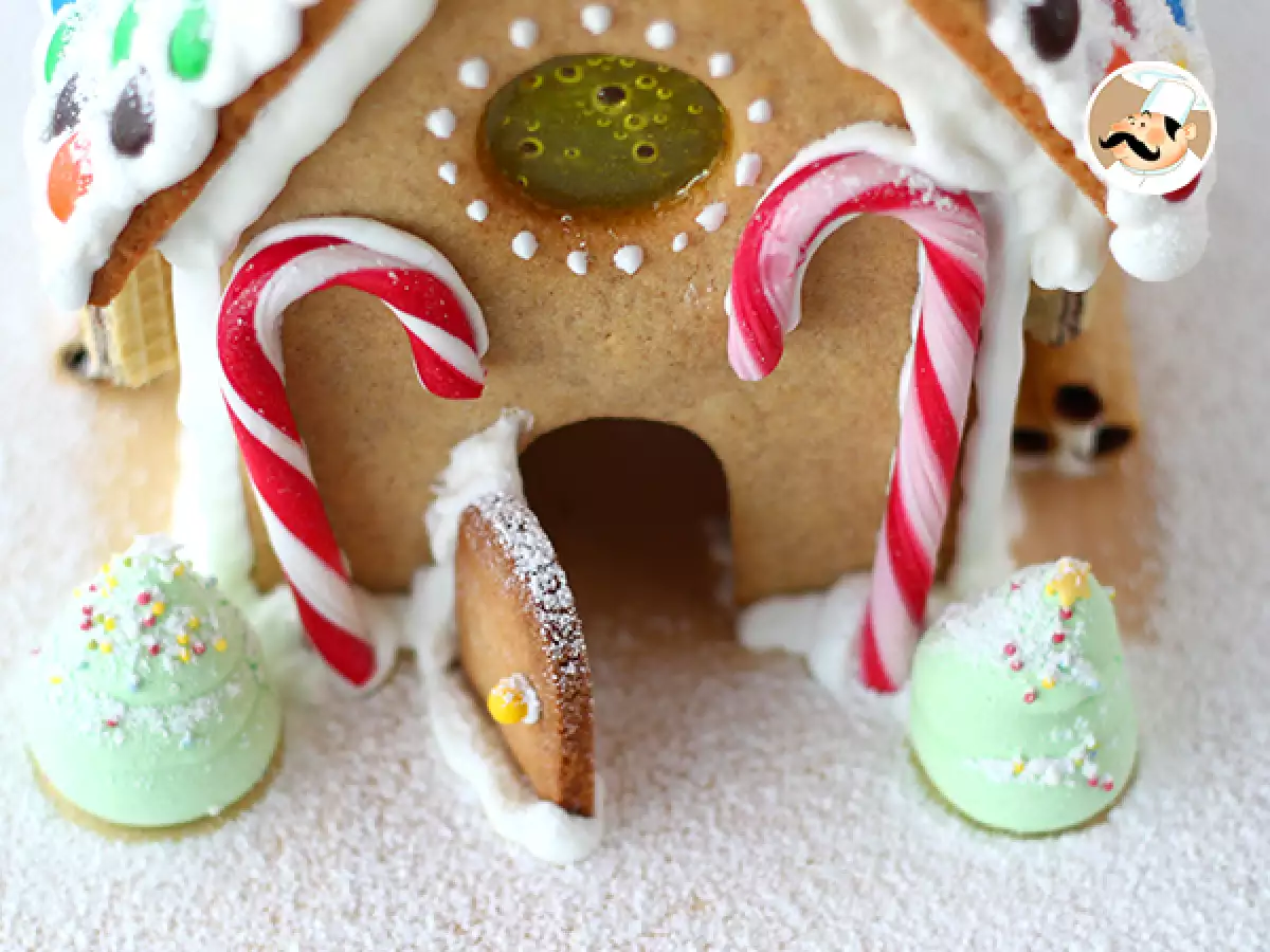 Peperkoekenhuisje voor Kerstmis - foto 5