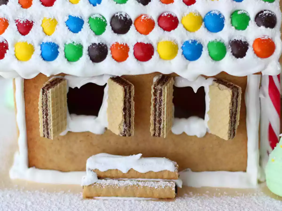 Peperkoekhuisje voor Kerstmis - foto 4