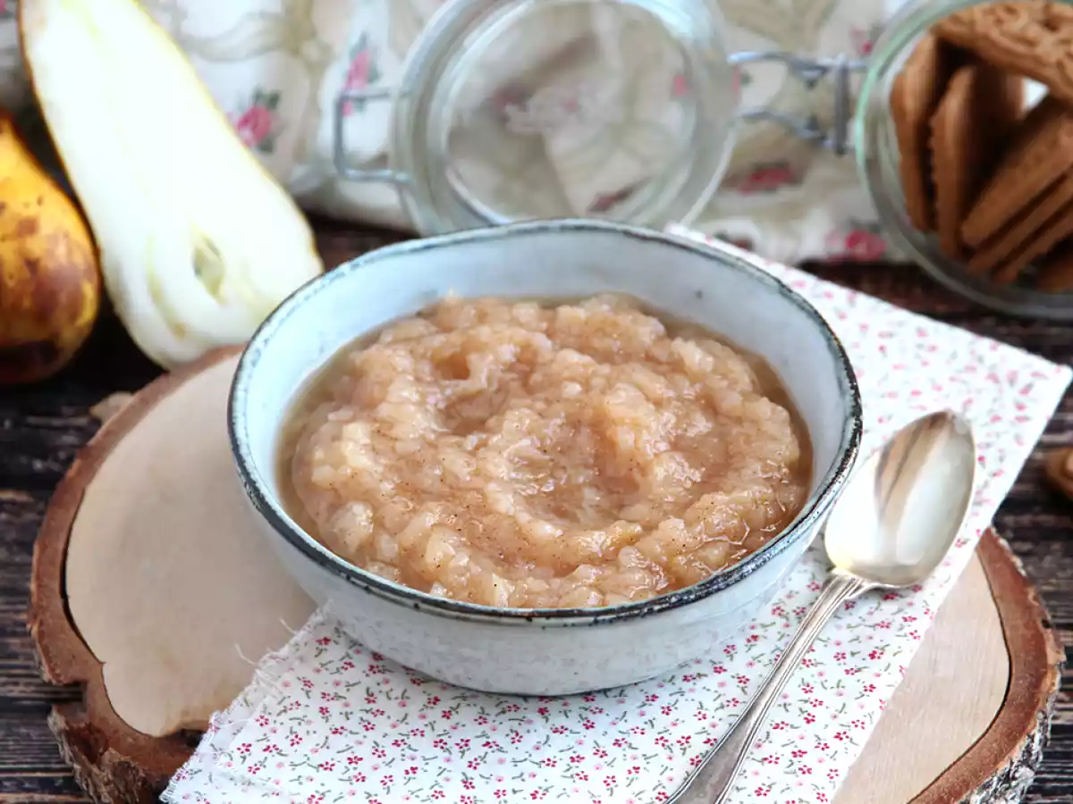 Peren- en kaneelcompote (zonder toegevoegde suiker)