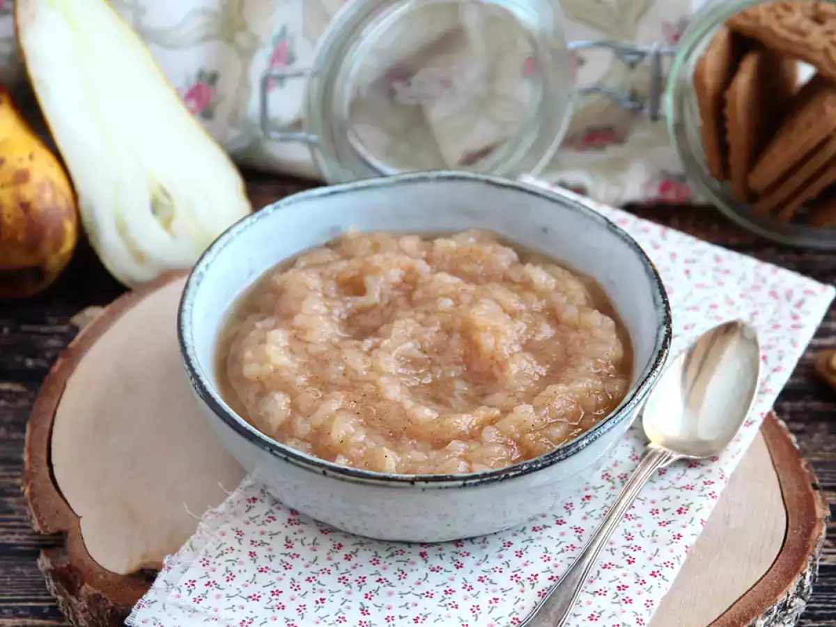Perencompote met kaneel (zonder toegevoegde suiker)