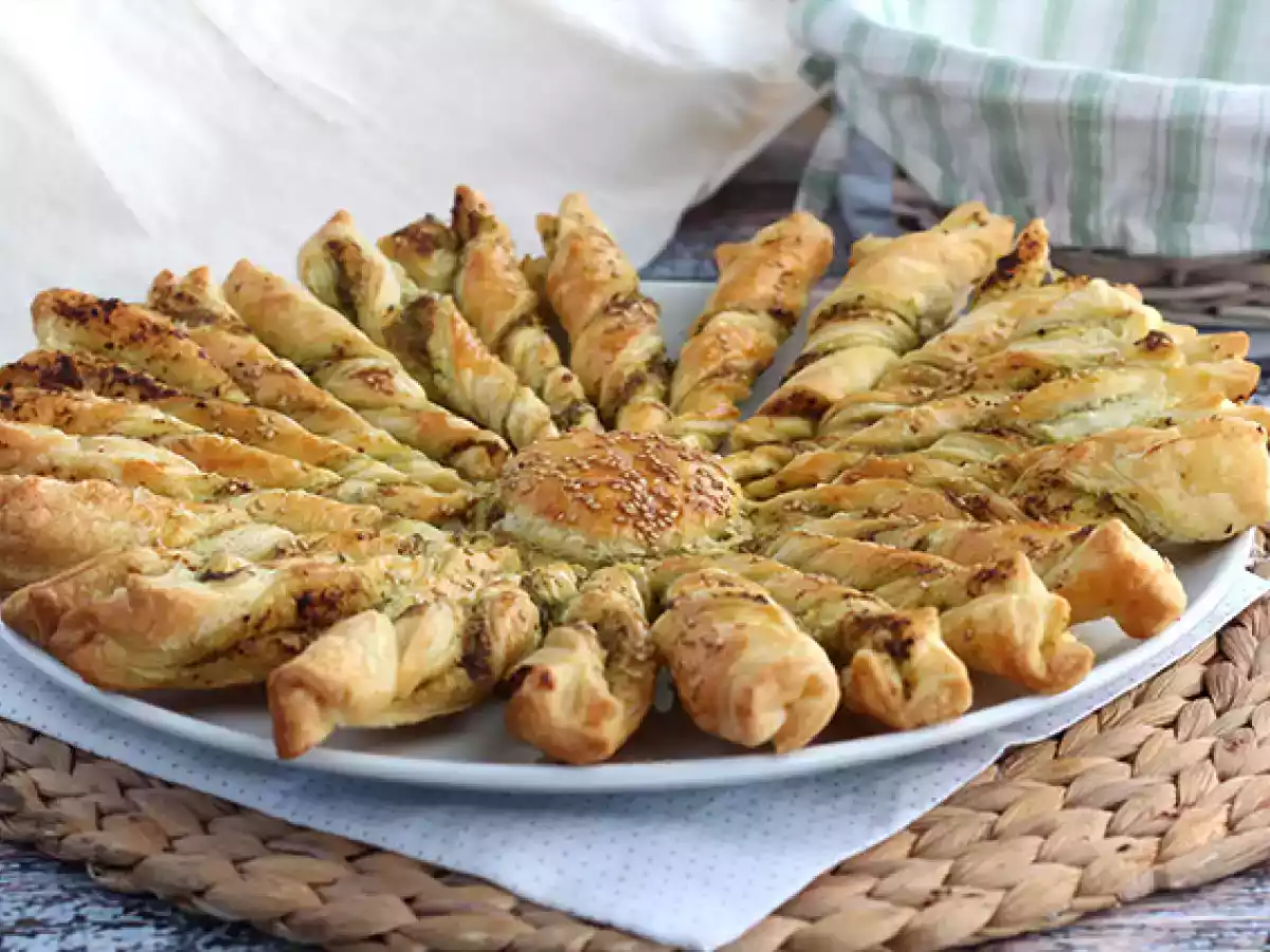 Pesto bladerdeeg met zonneschijn - foto 3