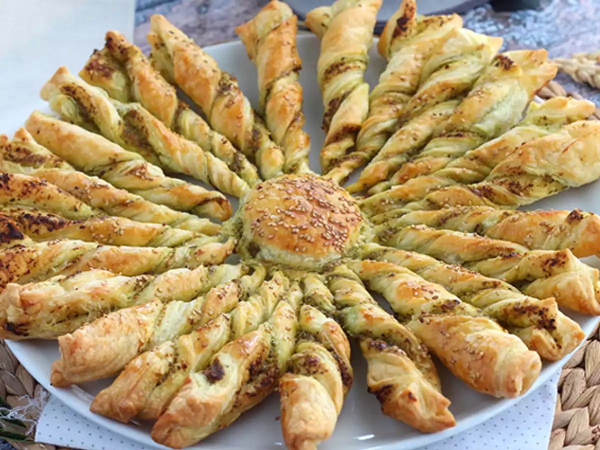 Pesto bladerdeeg met zonneschijn - foto 4