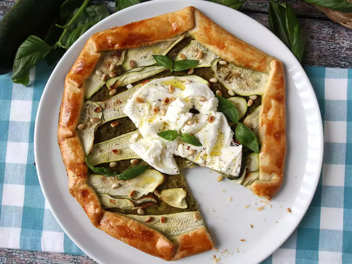 Pesto en courgettetaart: een makkelijk recept dat naar de zomer ruikt! - foto 8