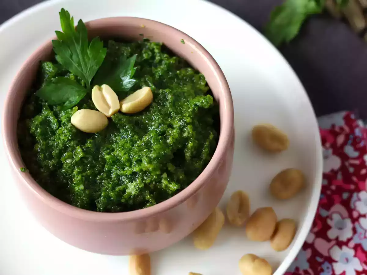 Peterselie en pinda pesto, een explosie van smaken - foto 5