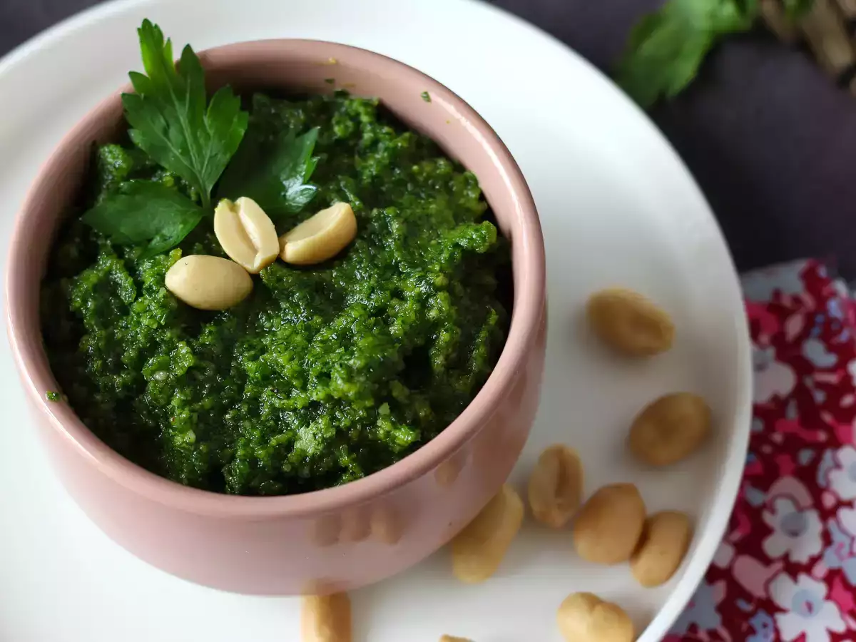 Peterseliepesto met pinda's: een explosie van smaak - foto 5