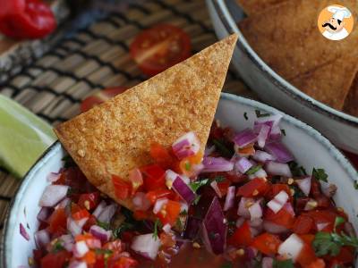 Pico de gallo en zelfgemaakte tortillachips - foto 4