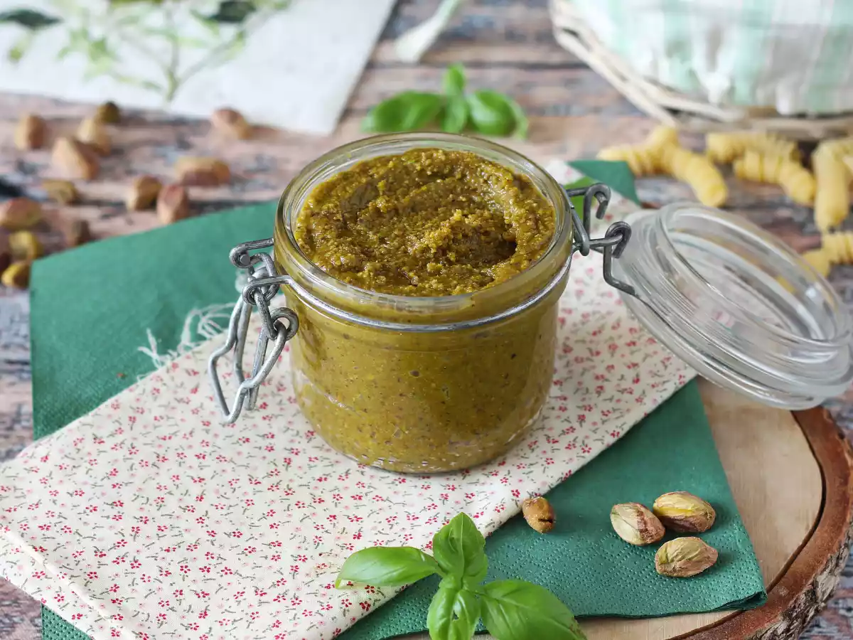 Pistachepesto, een makkelijke en lekkere saus - foto 4