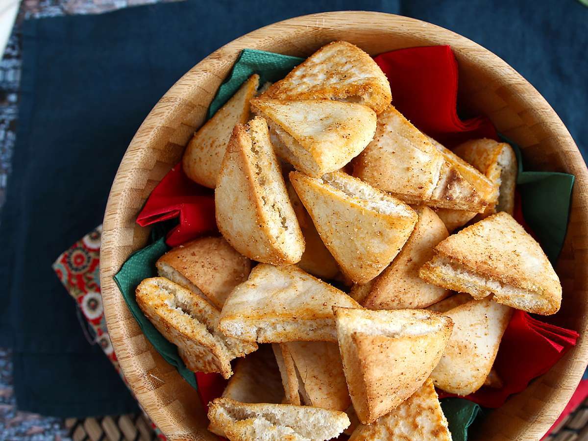 Pitabroodchips – snel recept