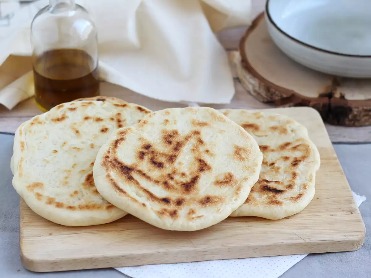Pitabroodjes uit de pan