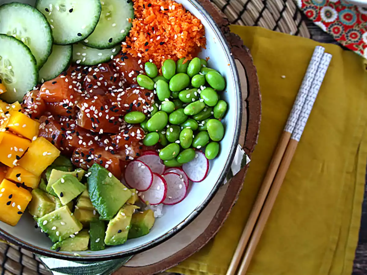 Poké bowl met zalm - foto 4