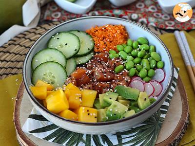 Poké bowl met zalm