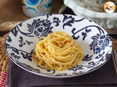 Pompoen- en ricottasaus, perfect met pasta of gevuld in ravioli!