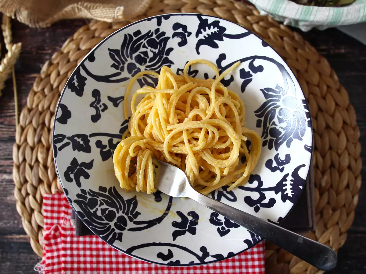 Pompoen-ricottasaus, heerlijk bij pasta of als vulling voor ravioli! - foto 2