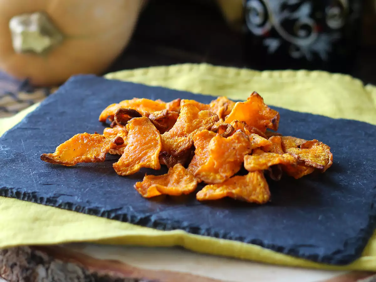 Pompoenchips uit de airfryer: licht en lekker - foto 2