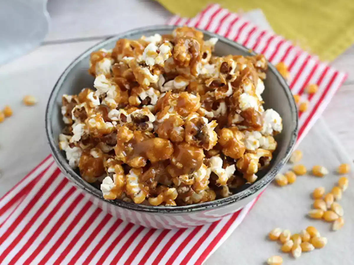 Popcorn met karamel - foto 2