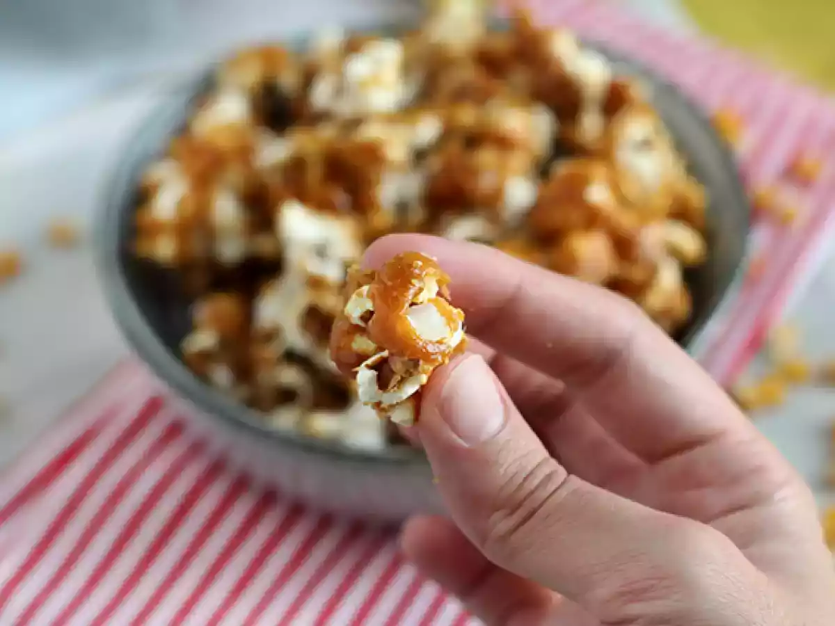 Popcorn met karamel - foto 4