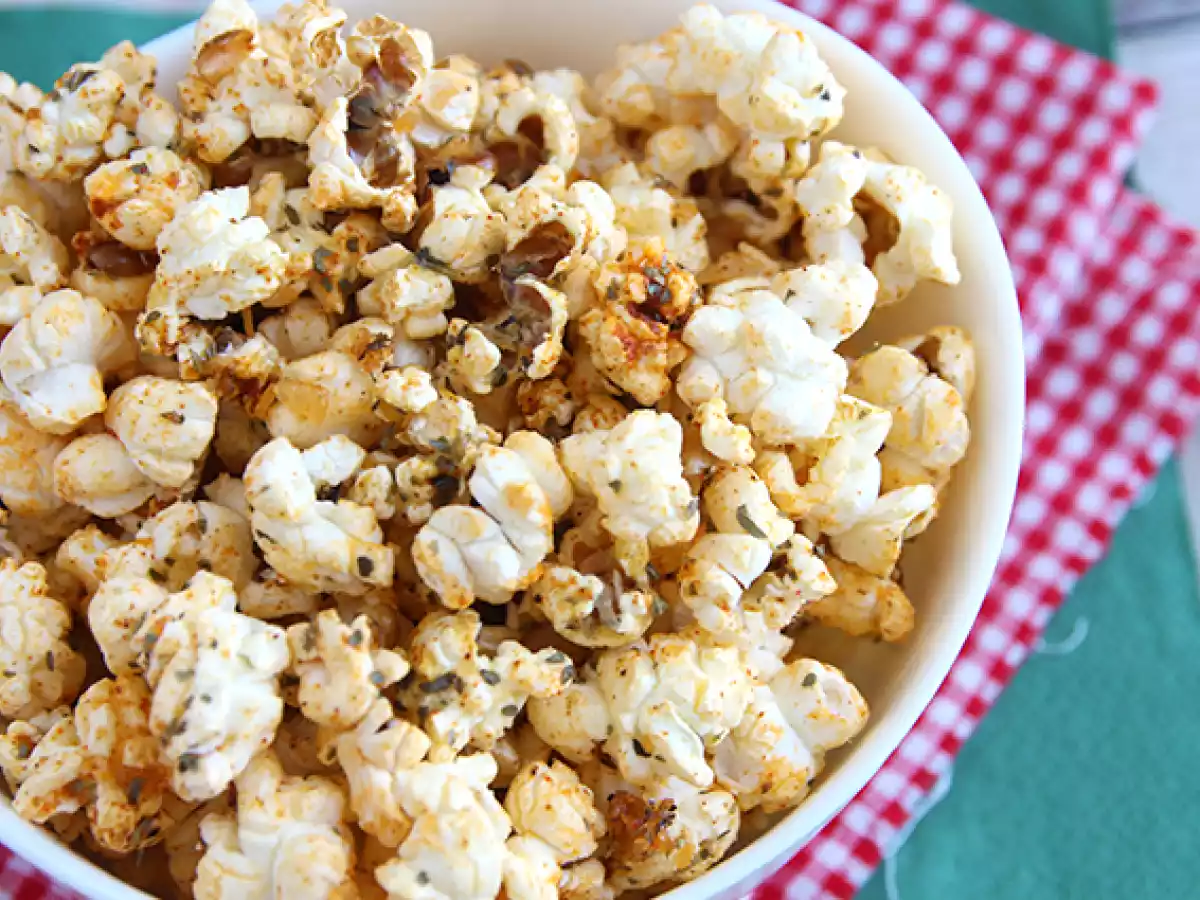 Popcorn met pizzasmaak - foto 3