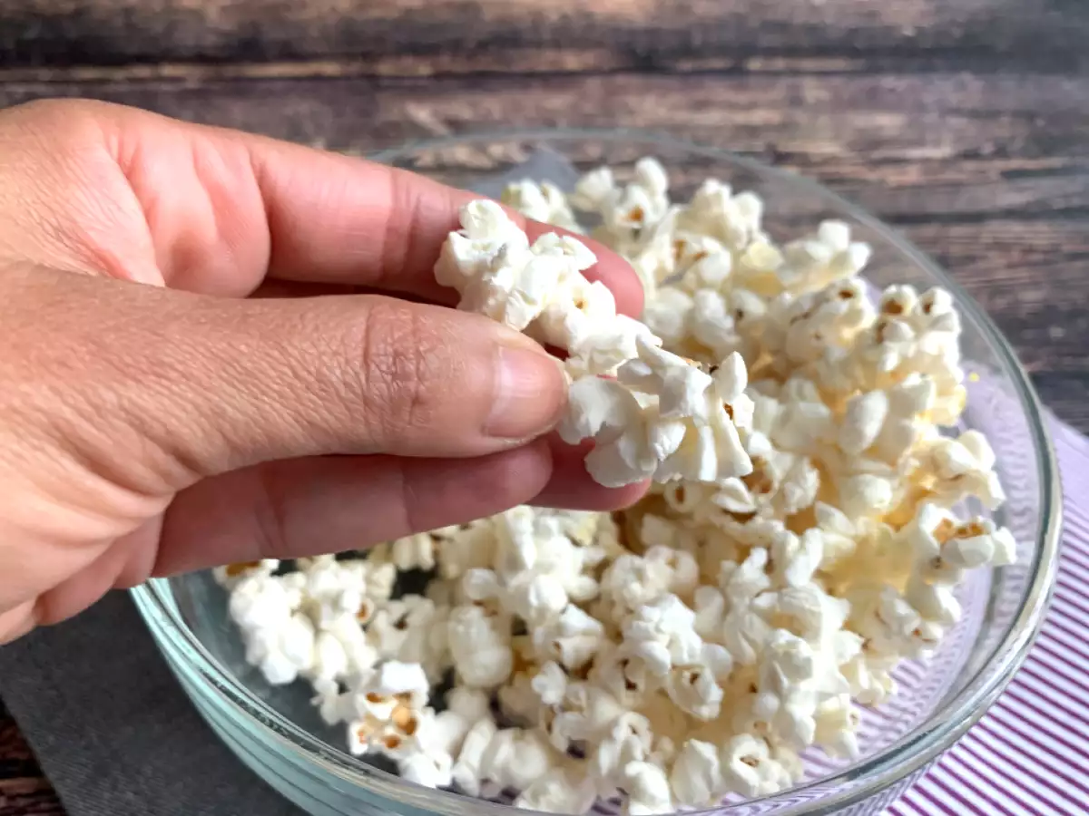 Popcorn zonder olie uit de magnetron - foto 3