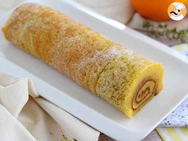 Portugese sinaasappelrolcake - Torta de laranja - foto 2