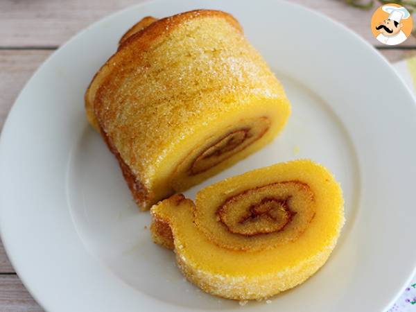 Portugese sinaasappelrolcake - Torta de laranja - foto 3