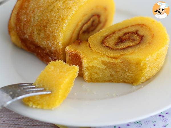 Portugese sinaasappelrolcake - Torta de laranja - foto 4