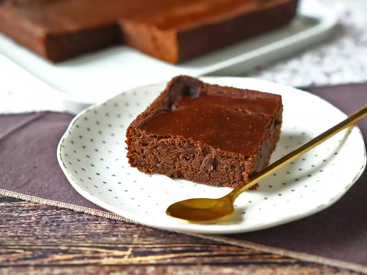 Proteïnebrownie met chocolade en rode bonen - foto 4
