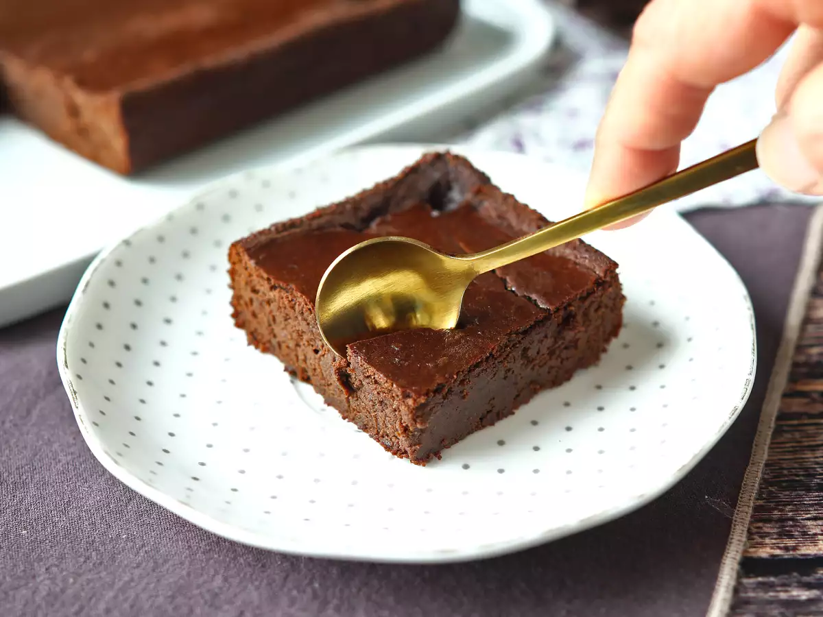 Proteïnebrownie met chocolade en rode bonen - foto 5