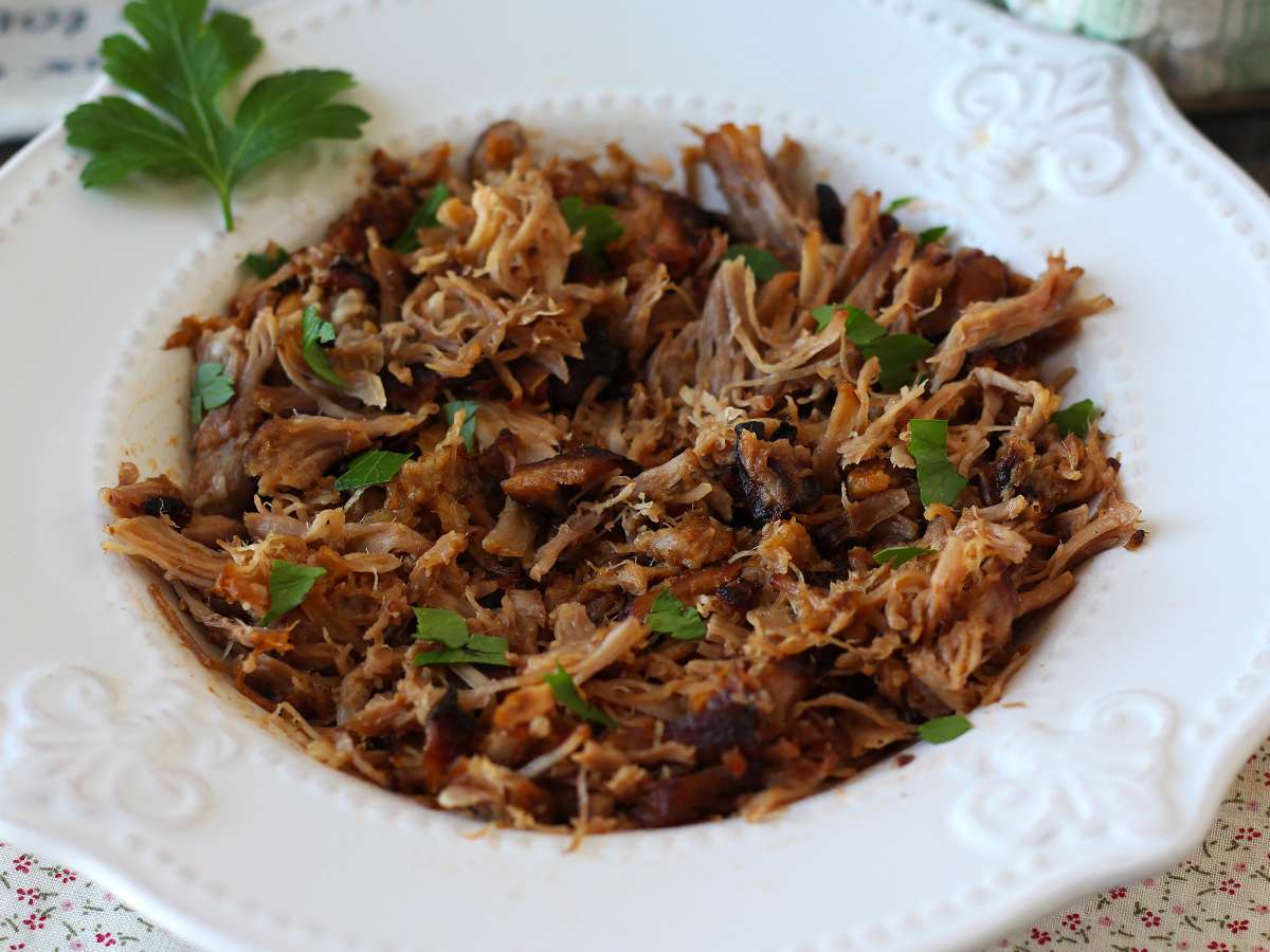 Pulled pork in de friteuse