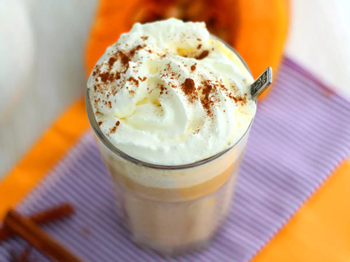 Pumpkin spice latte met pompoen - foto 2