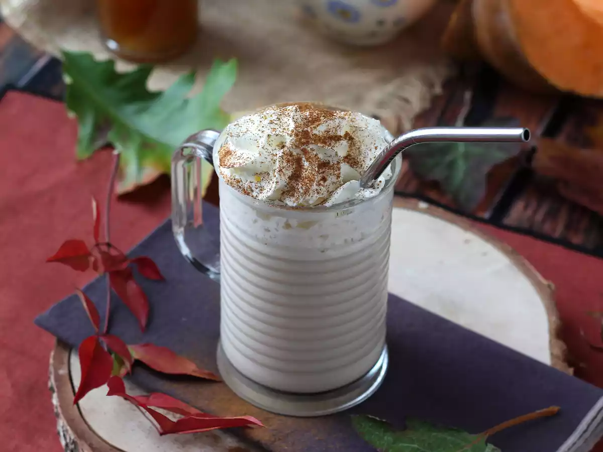 Pumpkin spice latte met zelfgemaakte pompoensiroop! - foto 2