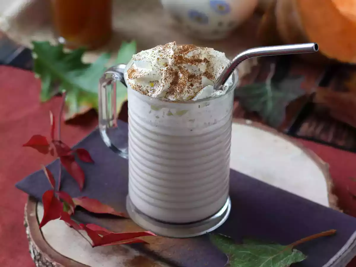 Pumpkin spice latte met zelfgemaakte pompoensiroop! - foto 4
