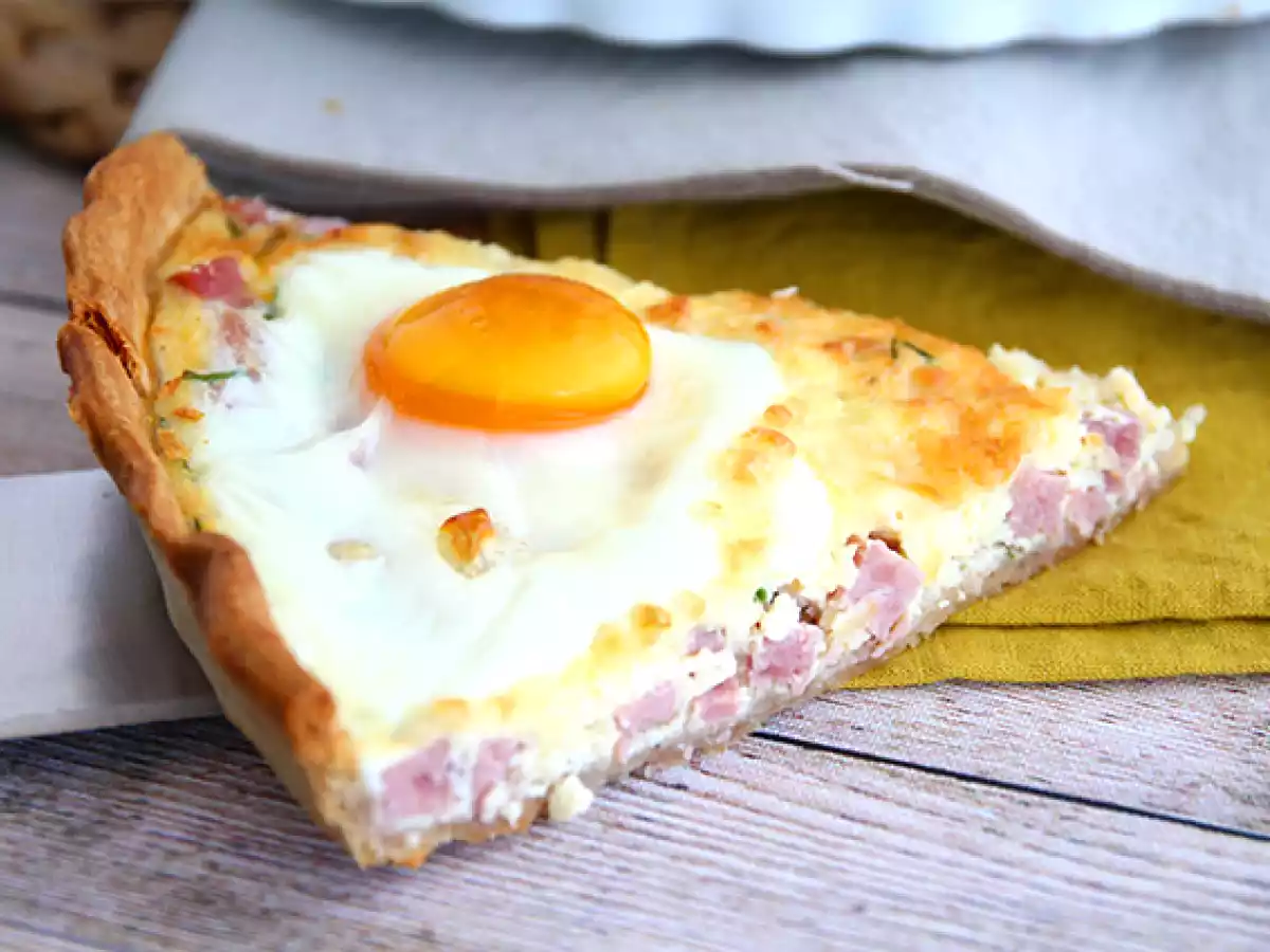 Quiche met ei en ham - foto 3