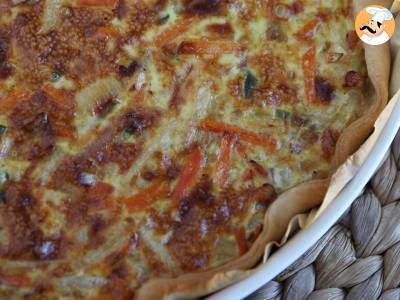 Quiche met groenten en spek waar iedereen dol op is! - foto 2