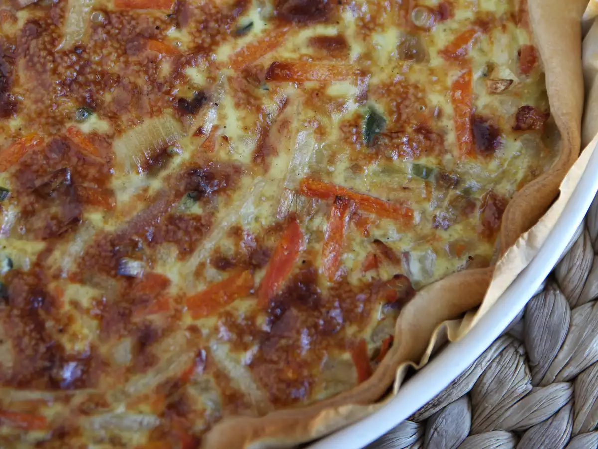 Quiche met groenten en spekjes: een favoriet bij iedereen! - foto 2