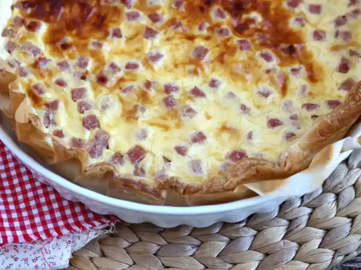 Quiche met magere ham, kaas en yoghurt! - foto 4