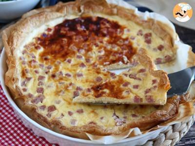 Quiche met magere ham, kaas en yoghurt! - foto 3