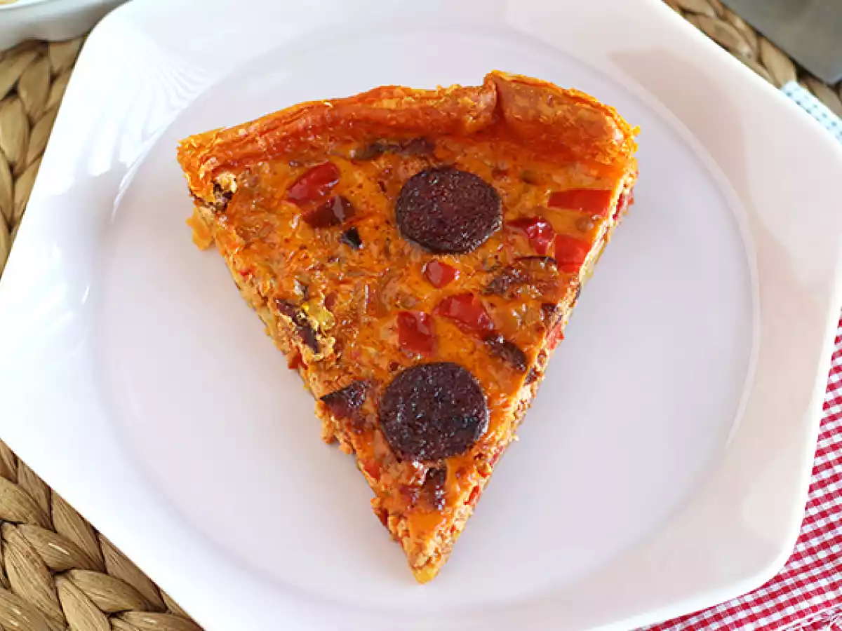 Quiche met peper en chorizo - foto 4