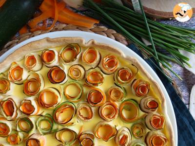 Quiche met roze courgette en wortel - foto 5