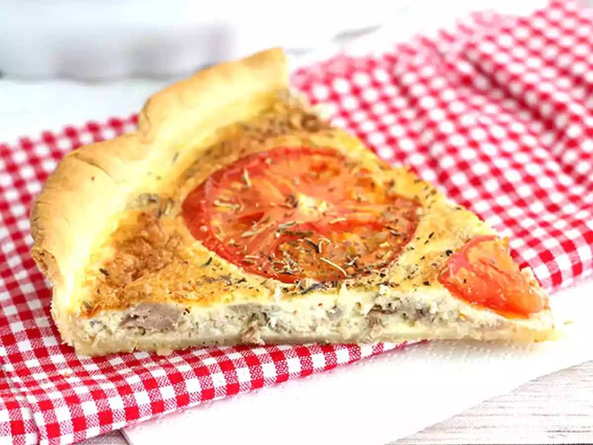 Quiche met tonijn en tomaat - foto 3