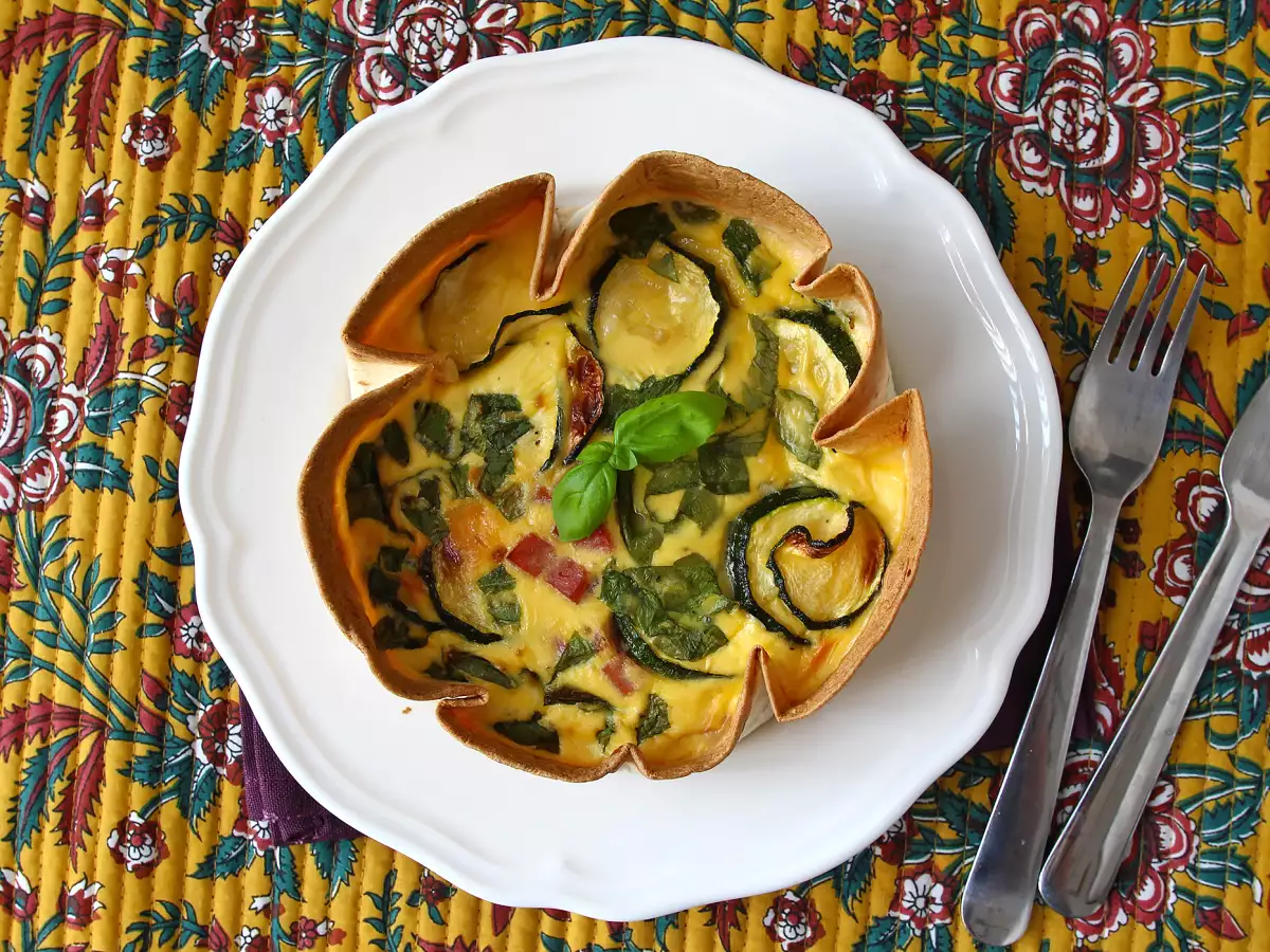 Quiche zonder deeg met een tortilla? Het kan! Een licht recept - foto 5