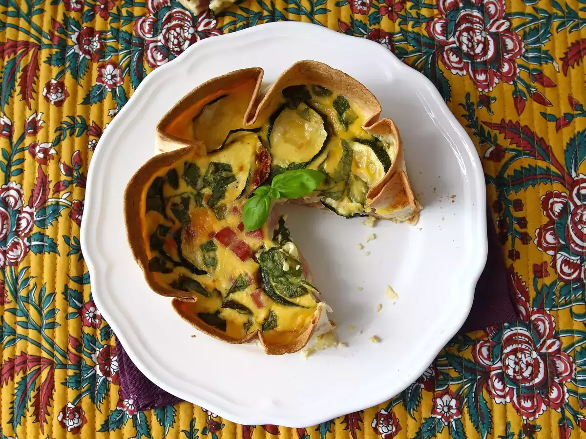 Quiche zonder deeg met een tortilla? Het kan! Een licht recept - foto 6