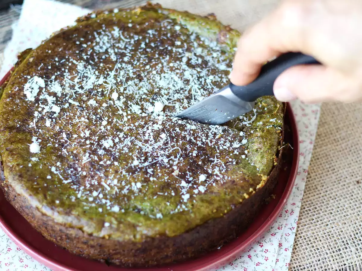 Quiche zonder deeg met spinazie en gouda - foto 3