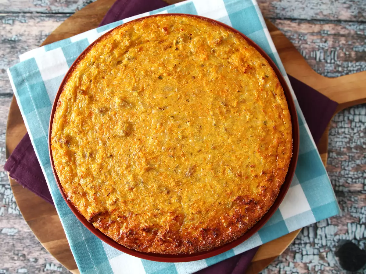 Quiche zonder deeg met tonijn, wortelen en cottage cheese: eenvoudig en eiwitrijk - foto 2