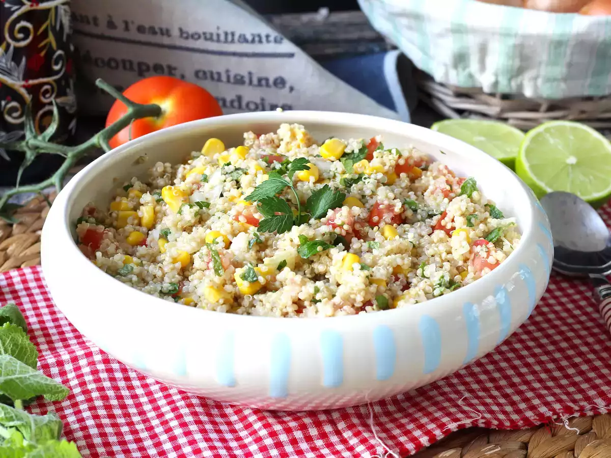 Quinoasalade met taboulehsmaak: Verfrissend en nog gezonder