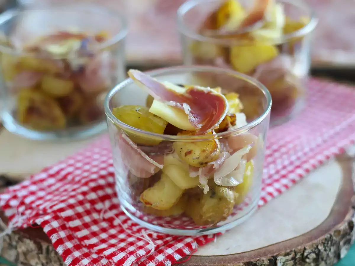 Raclette in glaasjes (zonder racletteapparaat): ook lekker als aperitief - foto 5