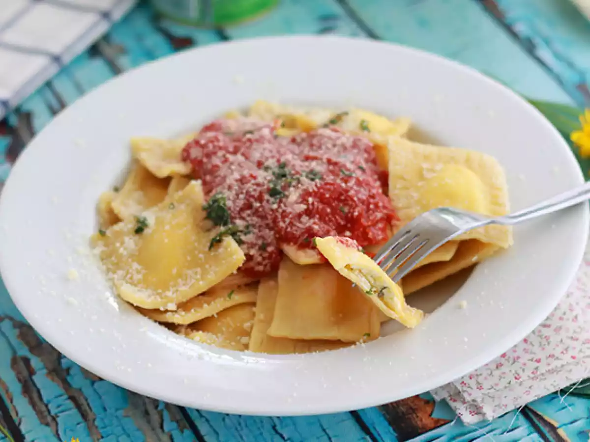 Ravioli met ricotta, stap-voor-stap recept - foto 2