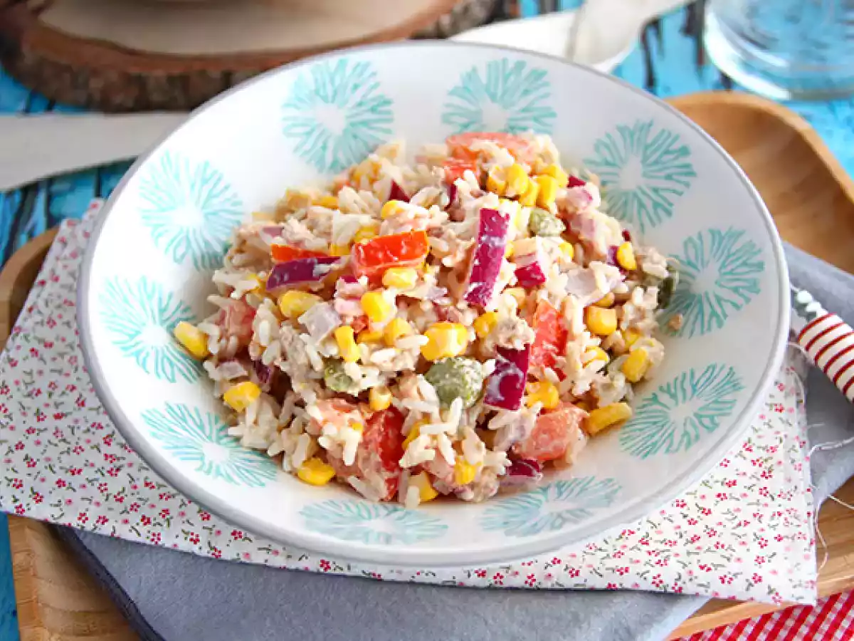 Rijstsalade (snel en makkelijk)