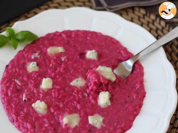 Risotto met biet en gorgonzola: een explosie van kleur en intense smaken - foto 4