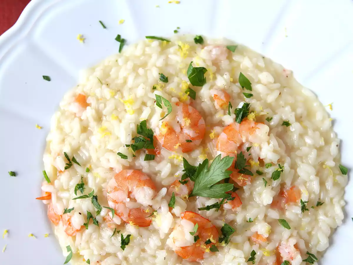 Risotto met garnalen en citroen, het elegante en makkelijke voorgerecht - foto 4