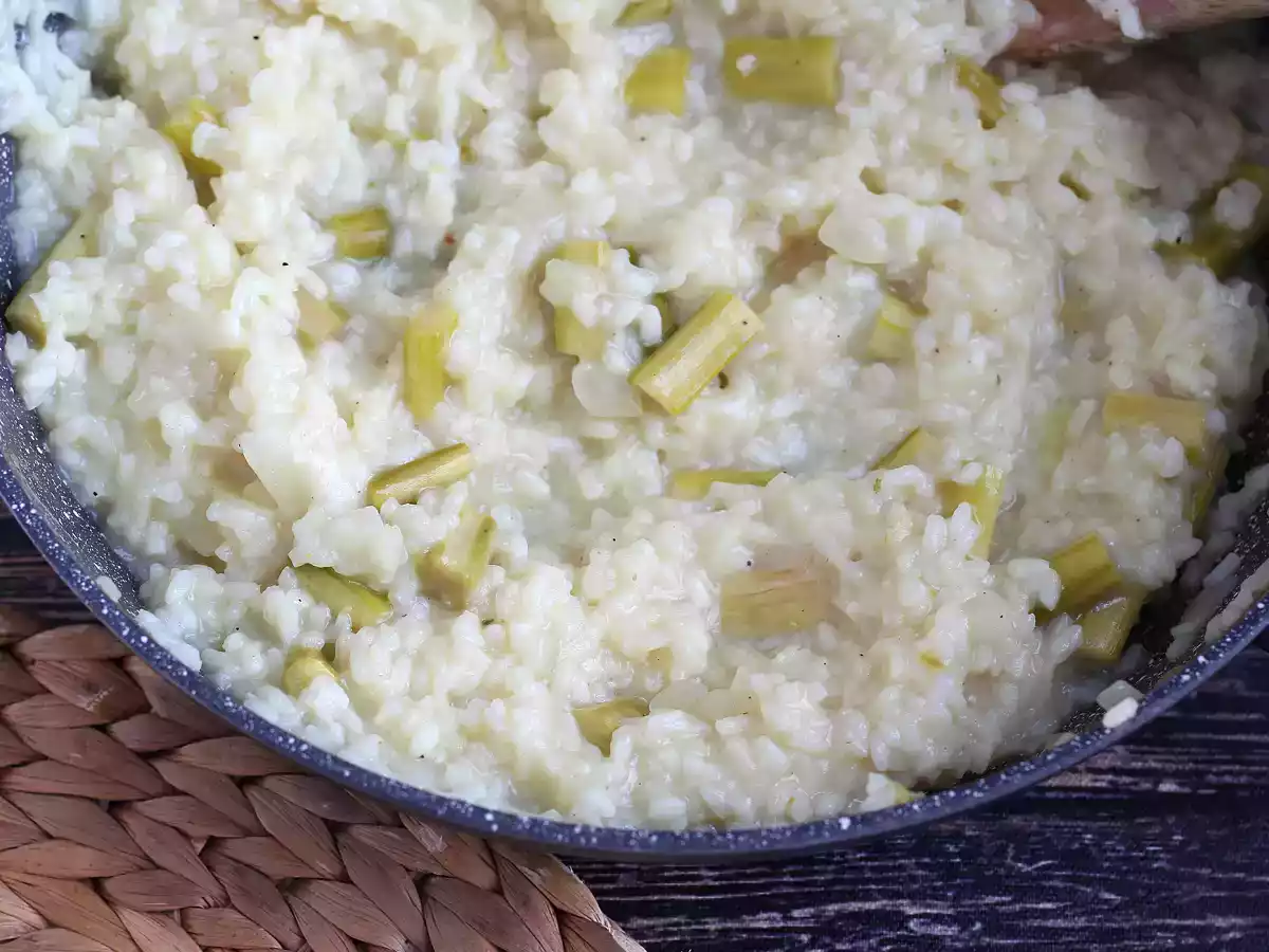 Risotto met groene asperges en Parmezaanse kaas - foto 4
